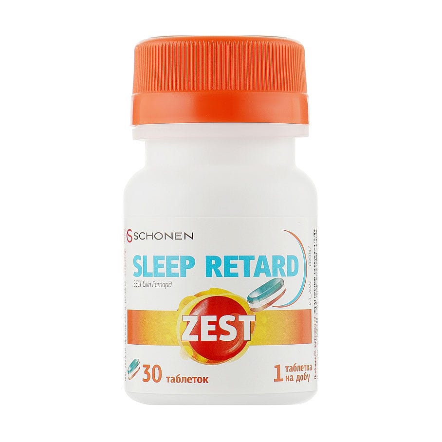 Комплекс для сну Schonen Zest Sleep Retard, 30 таблеток